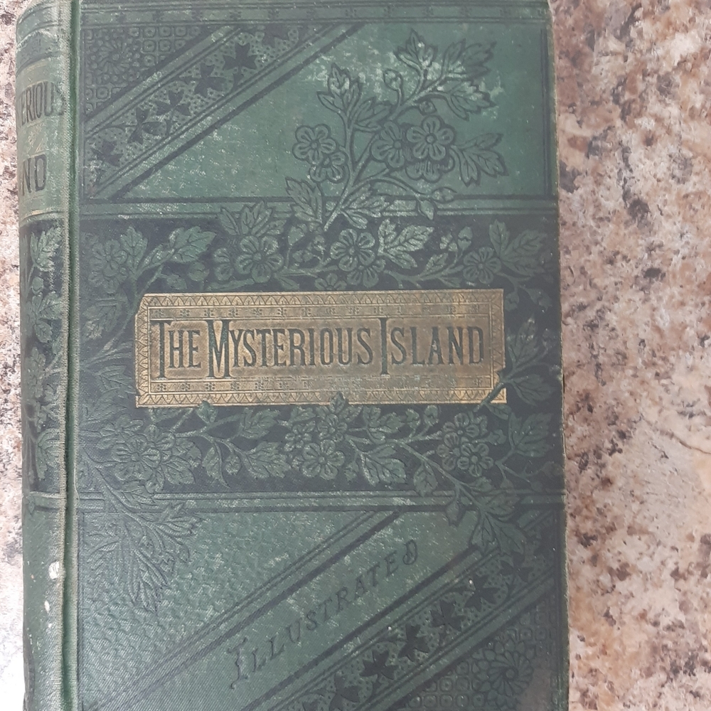 The Mysterious Island by Jules Verne, vintage